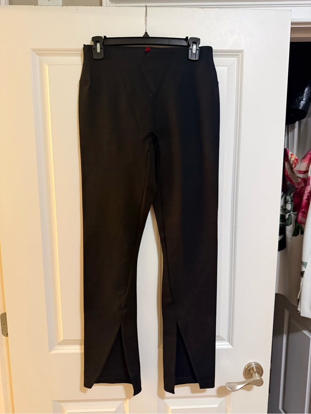 Spanx slit leg legging black medium